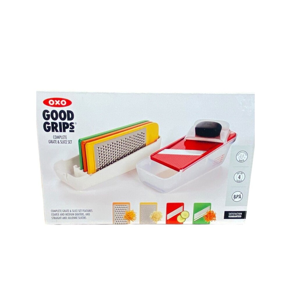 OXO SoftWorks Complete Grate & Slice Set Food Prep Non Slip NWOT Safe for Use